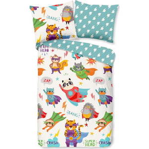 Bavlněné dětské povlečení do postýlky 120x150 cm Superhero – Good Morning obraz