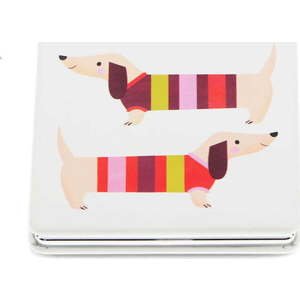 Kosmetické zvětšovací zrcadlo 7x7 cm Sausage Dog – Rex London obraz