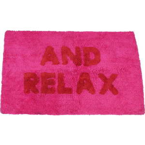 Růžová koupelnová předložka 50x80 cm And Relax – Rex London obraz