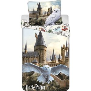 Bavlněné dětské povlečení na jednolůžko 140x200 cm Harry Potter "Hedwig" – Jerry Fabrics obraz