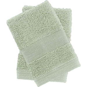Zelené froté bavlněné ručníky v sadě 2 ks 30x30 cm Anti-Bacterial – Catherine Lansfield obraz