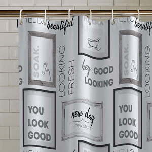 Sprchový závěs 180x180 cm Relax and Unwind – Catherine Lansfield obraz