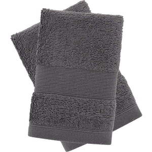 Tmavě šedé froté bavlněné ručníky v sadě 2 ks 30x30 cm Anti-Bacterial – Catherine Lansfield obraz