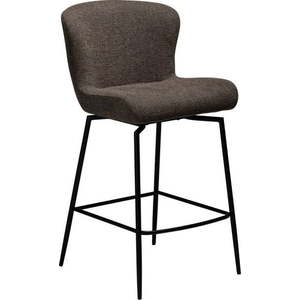 Hnědá čalouněná barová židle (výška sedáku 67, 5 cm) Glam – DAN-FORM Denmark obraz