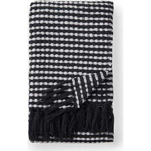 Černá deka 125x150 cm Stab Stitch – Catherine Lansfield obraz