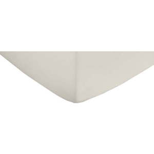 Béžové napínací prostěradlo z bavlněného saténu 150x200 cm Cotton Sateen – Bianca obraz