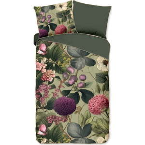 Khaki povlečení na jednolůžko/prodloužené z bavlněného saténu 140x220 cm Onaz – Descanso obraz