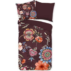 Vínové bavlněné povlečení na jednolůžko/prodloužené 140x220 cm Madelief – Good Morning obraz