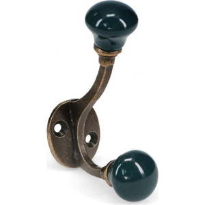 Tmavě modrý kovový nástěnný věšák 3 cm – Rex London obraz