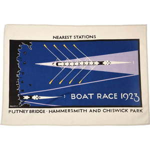 Bavlněná utěrka 50x70 cm Boat Race – Rex London obraz