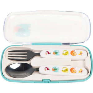 Krémový nerezový dětský příbor 2 ks Wild Wonders – Rex London obraz