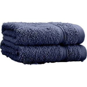 Tmavě modré froté bavlněné ručníky v sadě 2 ks 30x30 cm Zero Twist – Catherine Lansfield obraz