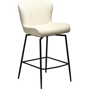 Krémová čalouněná barová židle (výška sedáku 67, 5 cm) Glam – DAN-FORM Denmark obraz