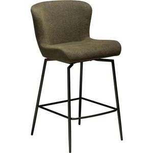 Khaki čalouněná barová židle (výška sedáku 67, 5 cm) Glam – DAN-FORM Denmark obraz