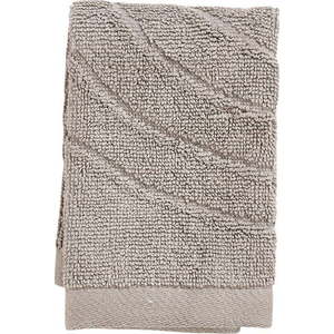 Šedobéžový froté bavlněný ručník 30x30 cm Time – Zone obraz