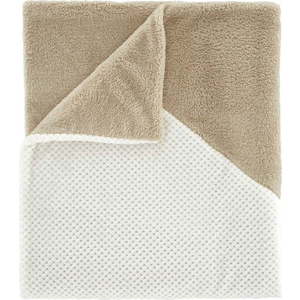Hnědá/béžová deka z mikroplyše 130x170 cm Cosy Larsson Geo – Catherine Lansfield obraz