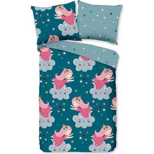 Bavlněné dětské povlečení do postýlky v petrolejové barvě 120x150 cm Princesse – Good Morning obraz