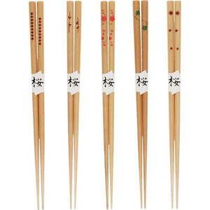 Dřevěné hůlky v sadě 5 ks v přírodní barvě Delicate – Rex London obraz