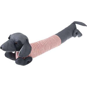 Růžová/šedá ochrana proti průvanu 17x76 cm Sausage Dog – Rex London obraz