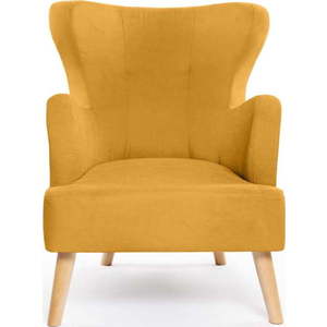 Křeslo ušák v hořčicové barvě Noemye – Bonami Selection obraz