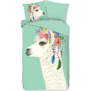 Bavlněné dětské povlečení na jednolůžko/prodloužené v mentolové barvě 140x220 cm Joey – Good Morning obraz