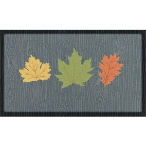 Rohožka 40x70 cm Autumn Leaves on Green – Artsy Doormats obraz