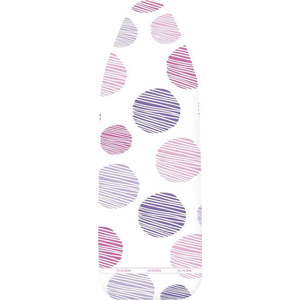 Bílo-fialový potah na žehlicí prkno Wenko Dots M obraz