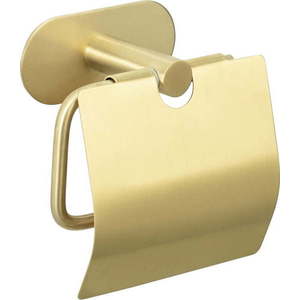 Samodržící držák na toaletní papír z nerezové oceli Orea Gold – Wenko obraz