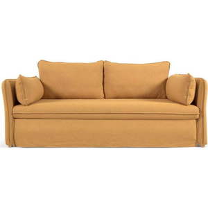 Rozkládací pohovka v hořčicové barvě 210 cm Tanit – Kave Home obraz