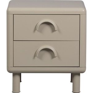 Béžový kovový noční stolek Rune – WOOOD obraz