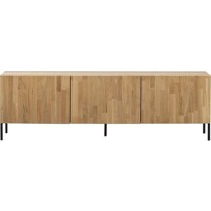 TV stolek z dubového dřeva v přírodní barvě 180x56x46 cm Bono – WOOOD obraz