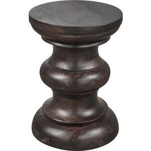 Kulatý odkládací stolek z mangového dřeva ø 30 cm Jonah – WOOOD obraz