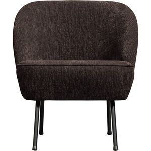 Tmavě hnědé žinylkové křeslo Vogue – WOOOD obraz