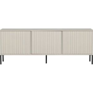 Světle šedý TV stolek z borovicového dřeva 150x56x44 cm New Gravure – WOOOD obraz