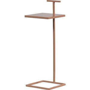 Kovový odkládací stolek 22x22 cm Toste – WOOOD obraz