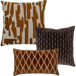 Bavlněné dekorační polštáře v sadě 3 ks 50x50 cm Isai – WOOOD obraz