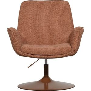 Oranžové křeslo s nastavitelnou výškou sedadla Marten – WOOOD obraz