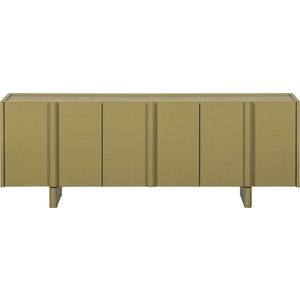 Zelený TV stolek z borovicového dřeva 152x53x46 cm Basu – WOOOD obraz