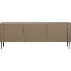 Taupe TV stolek z borovicového dřeva 154x56x44 cm Gunnar – WOOOD obraz