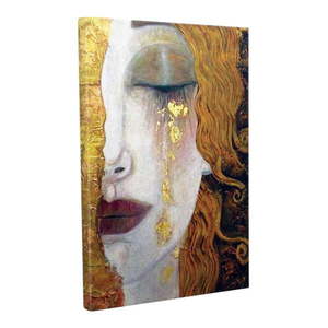 Nástěnná reprodukce na plátně Gustav Klimt Golden Tears, 30 x 40 cm obraz