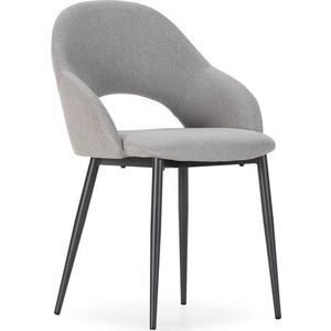 Světle šedé čalouněné jídelní židle v sadě 2 ks Lia – Marckeric obraz