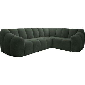 Tmavě zelená rohová pohovka (pravý roh/do L) Shell – Miuform obraz