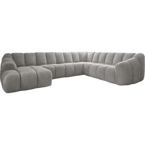 Světle šedá rohová pohovka (pravý roh/do "U") Shell – Miuform obraz