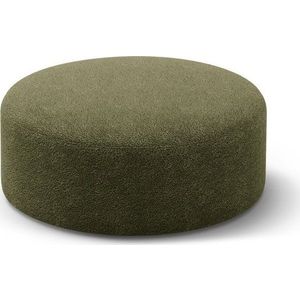 Zelený taburet z textilie bouclé Dia – Micadoni obraz