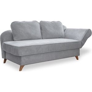 Světle šedá manšestrová lenoška (pravý roh) Chic Charlotte – Miuform obraz