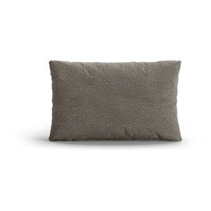 Šedý polštář na gauč z textilie bouclé Poppy – Micadoni obraz