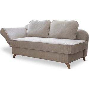 Béžová manšestrová lenoška (levý roh) Chic Charlotte – Miuform obraz