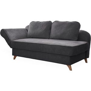 Šedá manšestrová lenoška (levý roh) Chic Charlotte – Miuform obraz