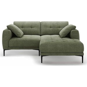 Zelená rohová pohovka (pravý roh/s lenoškou) Bemy – Micadoni obraz