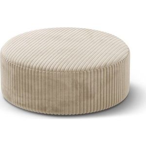 Béžový manšestrový taburet Dia – Micadoni obraz